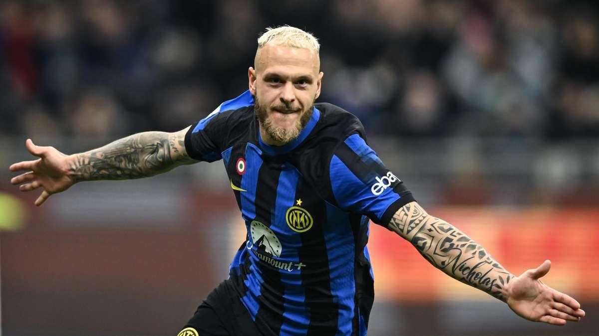 Atletico Madrid-Inter, Dimarco: "Il loro pubblico spinge tanto. Il vantaggio di 1-0 è minimo"