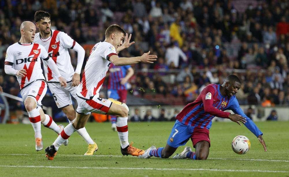 Calcio: il Barcellona crolla in casa, vince il Rayo Vallecano 1-0