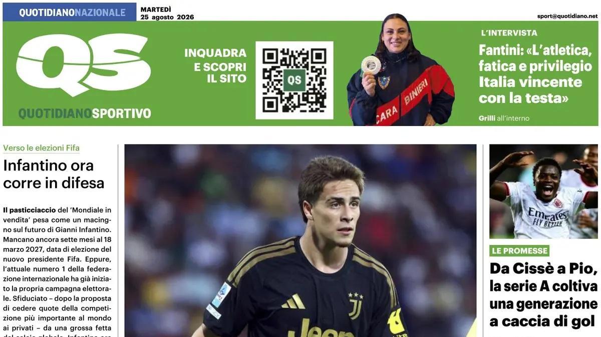 "Lautaro corre verso i record. Col Cagliari per il podio in A tra i bomber nerazzurri": la prima pagina del QS