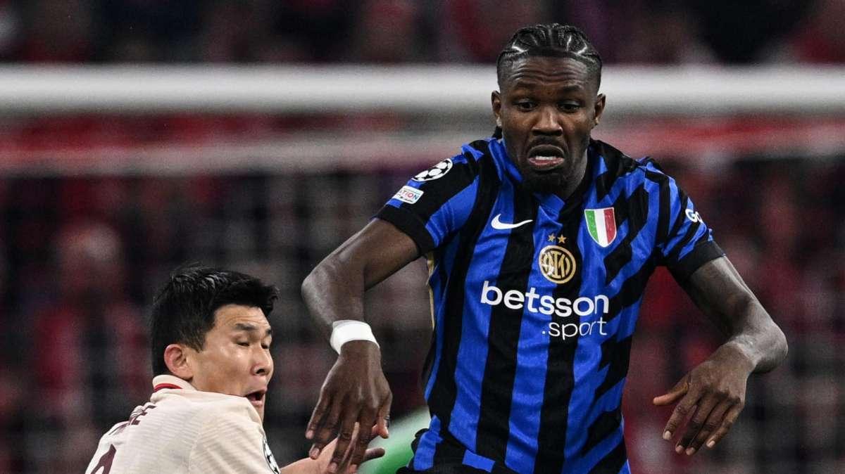 Thuram: "Siamo in corsa per tutto, pensiamo gara dopo gara. Bello giocare con Lautaro"