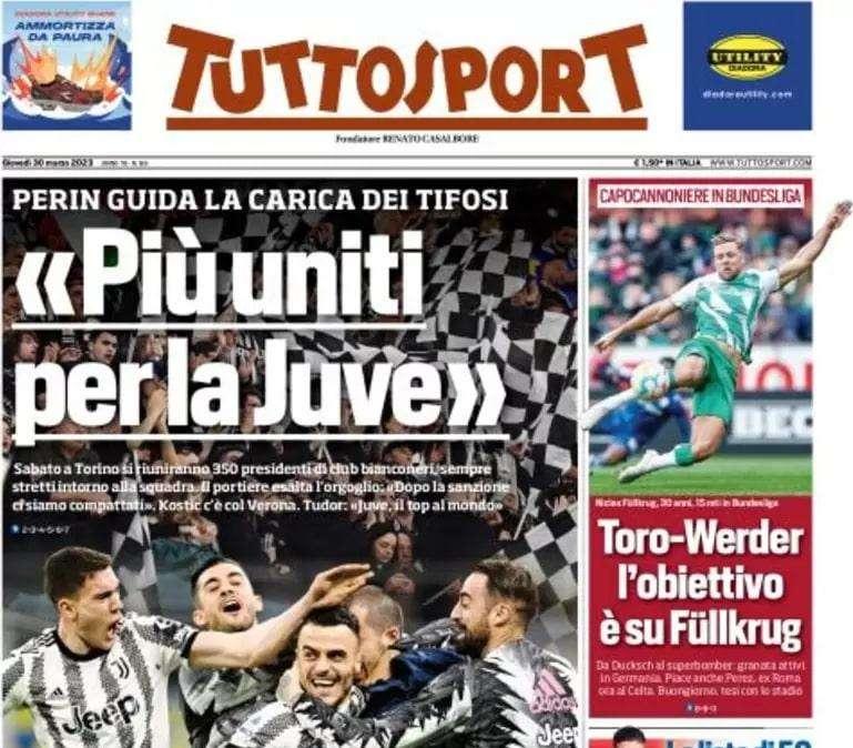 Tuttosport titola di spalla: "Calhanoglu ko, no Juve-Inter". Altra grana per Inzaghi