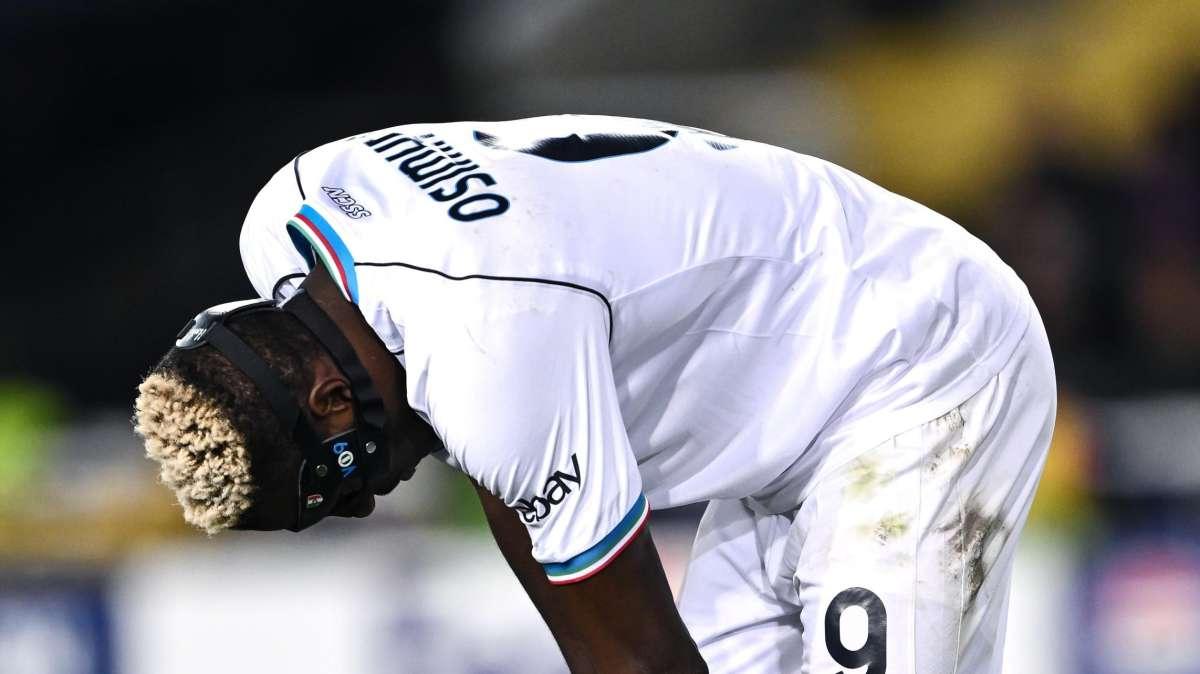 Napoli, Osimhen verso il forfait con l'Inter. Domani il provino decisivo, pronto Raspadori
