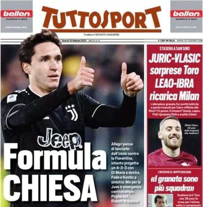L'apertura di Tuttosport: "Sampdoria, proiettili a casa per Ferrero"