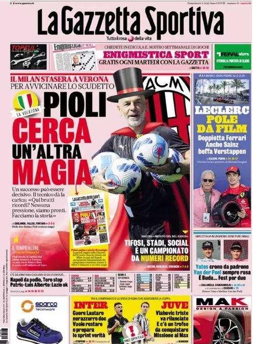 La Gazzetta dello Sport in prima pagina: "Cuore Lautaro, vuole restare"