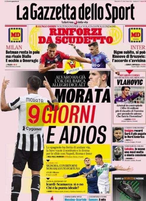 Rassegna stampa - Le prime pagine di martedì 4 gennaio