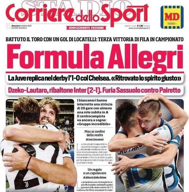 Rassegna stampa - Le prime pagine di domenica 3 ottobre