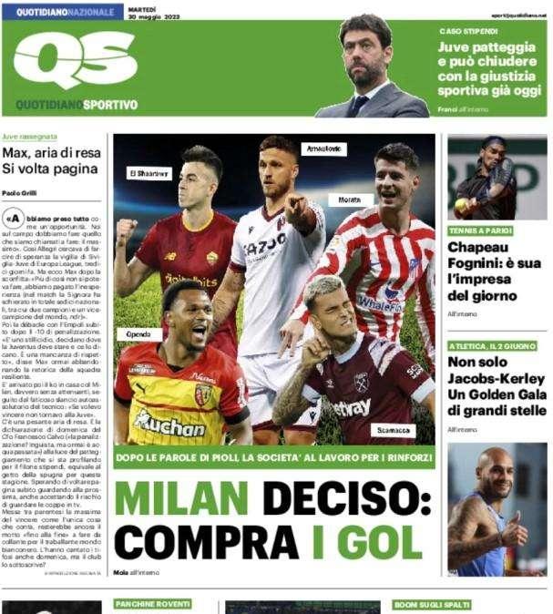 Il QS in apertura: "Inter, è record di spettatori: media a San Siro mai vista"