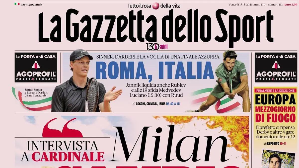 "Inter, festa e 150 milioni. Via Bastoni? Inter, Solet più Muharemovic". Le prime pagine dei quotidiani sportivi
