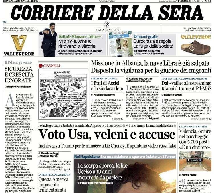 "L'Inter in attesa di risposte vere": l'apertura del Corriere della Sera