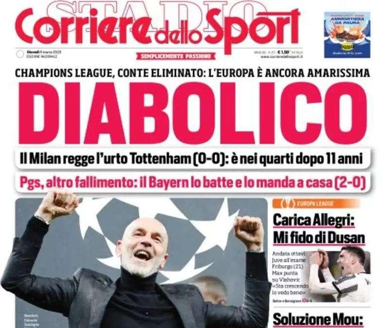 Rassegna stampa - Le prime pagine di giovedì 9 marzo