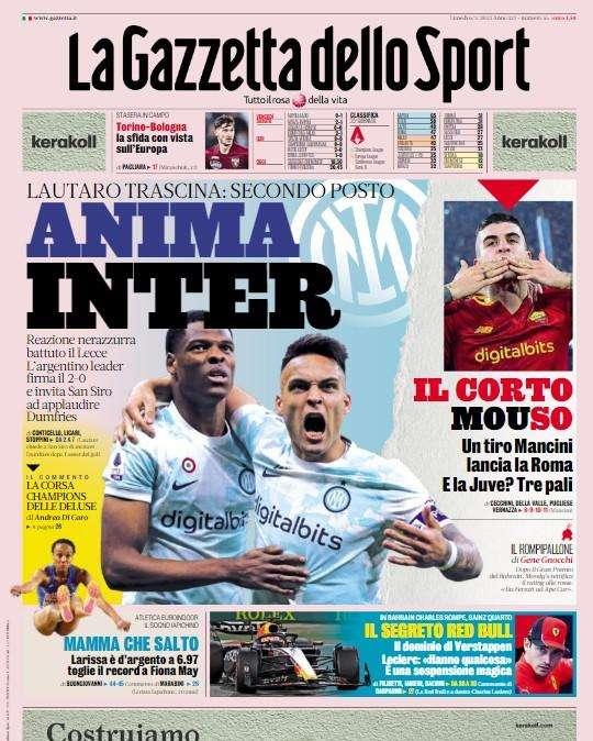 Rassegna Stampa - Le prime pagine di lunedì 6 marzo
