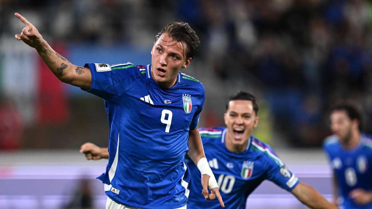 Retegui-show, l'Italia ne fa cinque nel debutto di Gattuso. Bastoni a segno, debutta Pio