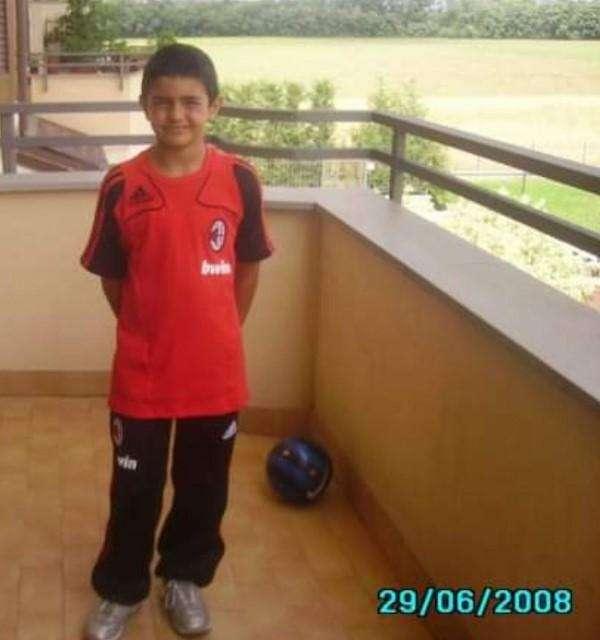 Bellanova interista fin da piccolo: la foto ai tempi del Milan di quando aveva 8 anni