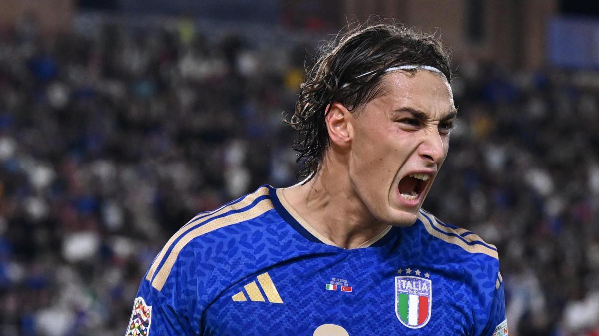 Italia a 11 punti dopo 4 gare di Nations League. 7 gol per Pio Esposito: Mancini e l'Inter si rallegrano