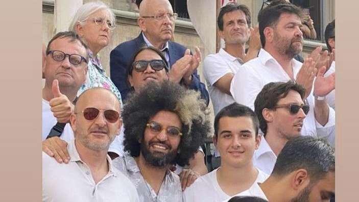 FOTO - Calcio storico fiorentino, sugli spalti avvistato anche Piero Ausilio