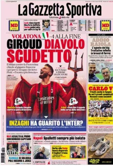 Rassegna stampa - Le prime pagine di domenica 1 maggio