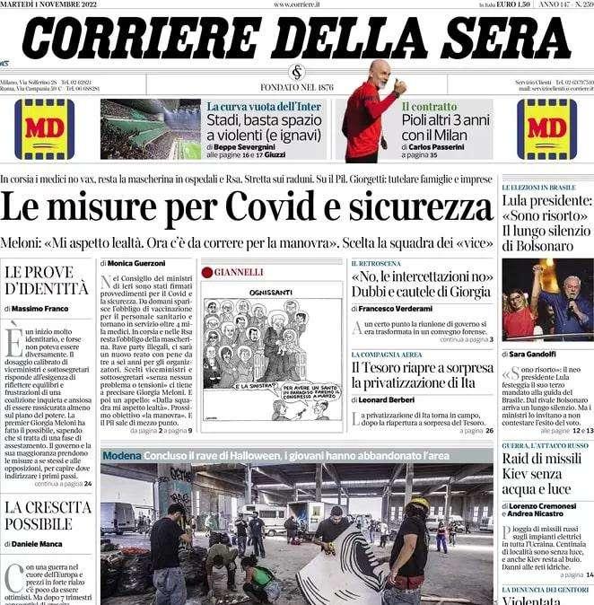 Il CorSera su Bayern-Inter: "Inzaghi fa le prove per la Juve, fiducia a Gosens e Asllani"