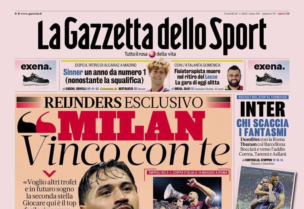 Inter, chi scaccia i fantasmi. Incubo zero titoli: le prime pagine dei quotidiani sportivi
