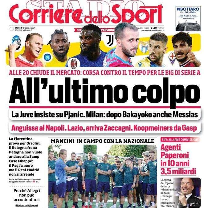 Oggi chiude il mercato, l'apertura del CorSport: "All'ultimo colpo"