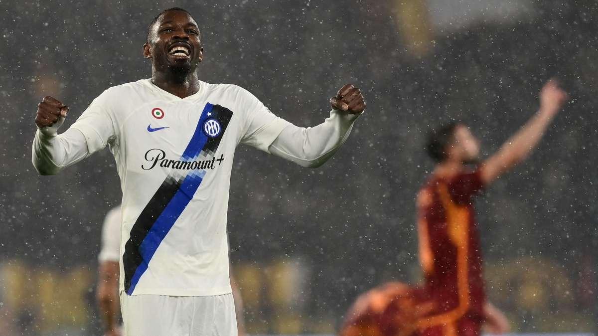 Le pagelle di Roma-Inter: Thuram un mietitore, Dimarco da red carpet. Lukaku cancellato da Sommer