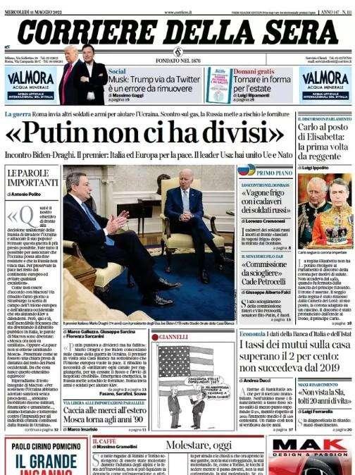 Il Corriere della Sera: "Juventus-Inter, una finale da brividi"