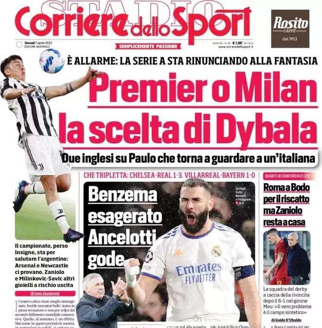L'apertura del CorSport: "Premier o Milan, la scelta di Dybala"