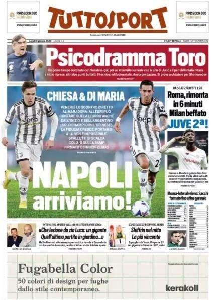 Tuttosport apre con Bremer: "Osimhen io lo marco così"