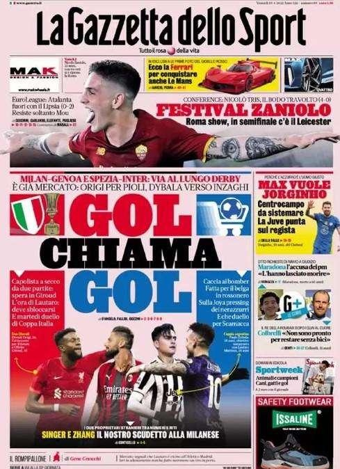 Rassegna stampa - Le prime pagine di venerdì 15 aprile