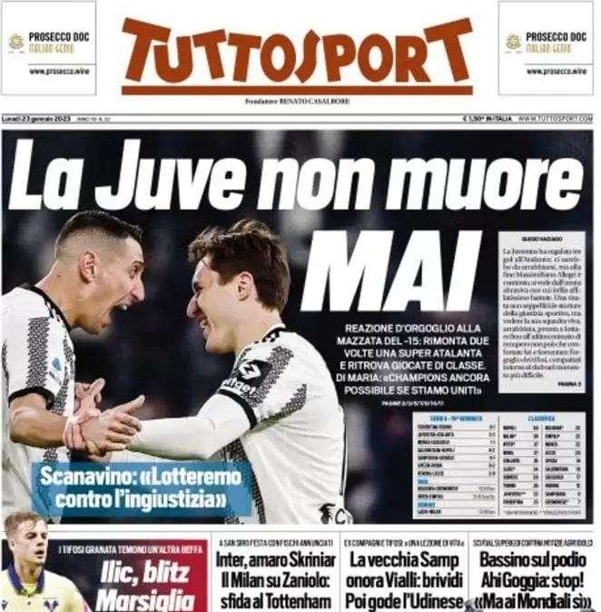 Tuttosport in apertura: "Amaro Skriniar". A San Siro fischi annunciati per lo slovacco