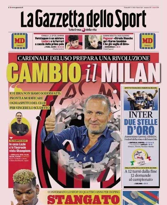 L'Inter tra la seconda stella e il futuro di Inzaghi. Le prime pagine del primo marzo