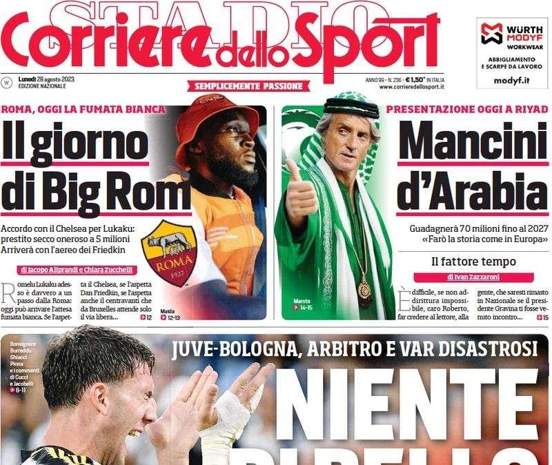 Il Corriere dello Sport titola sul mercato: "Inter, ultimatum al Bayern per Pavard"