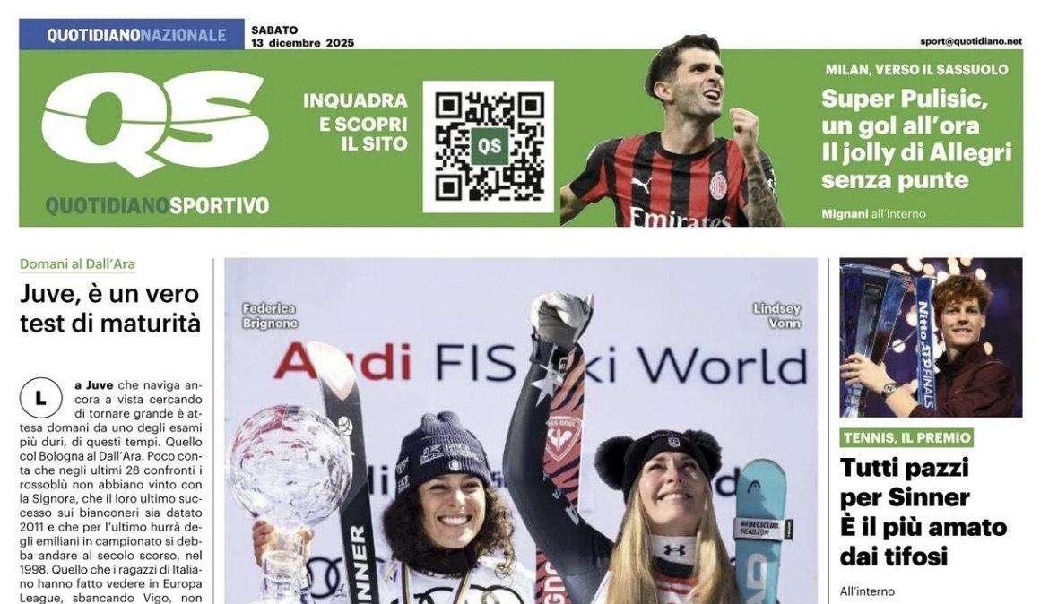 "Intrigo Dumfries. Torna l’ipotesi della cessione": la prima pagina del QS
