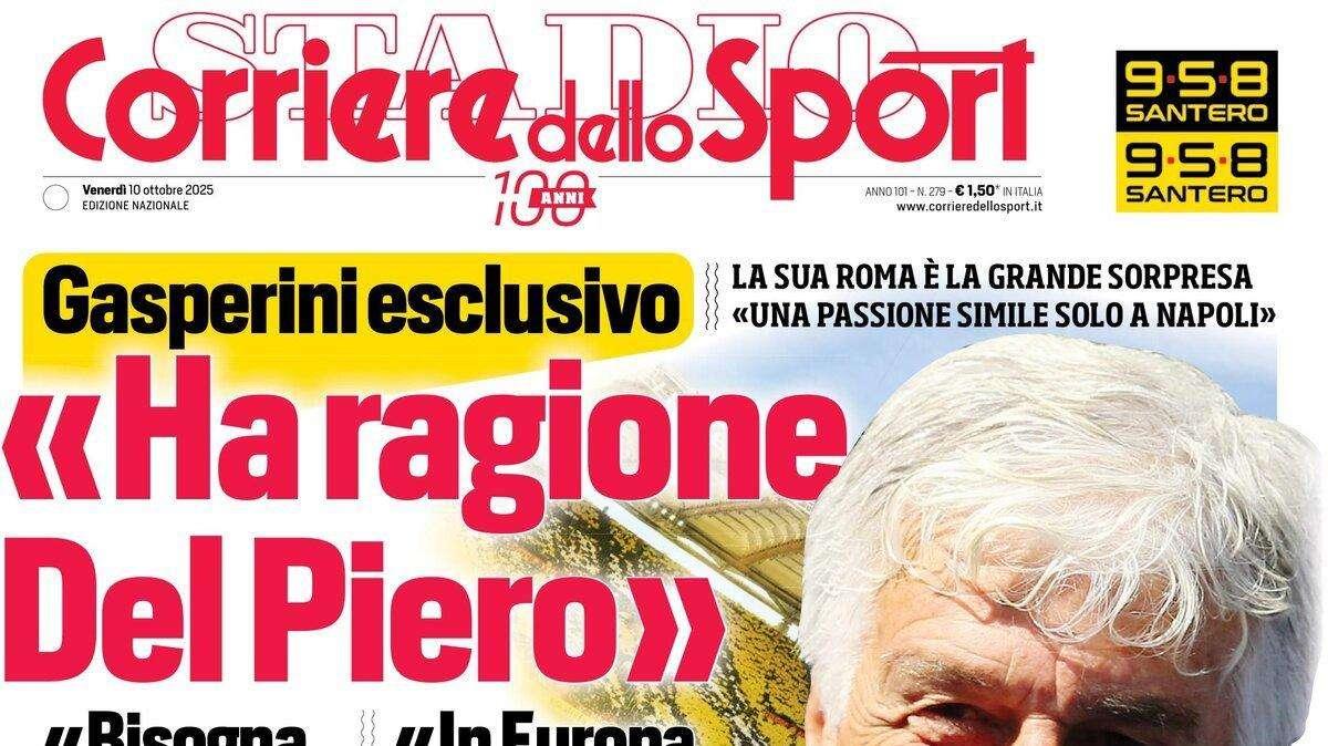 "L'Inter richiama Stankovic, Maignan c'è la Juve. Altetico-Inter, più di un'amichevole", le prime pagine del 10 ottobre