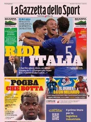 Frattesi trascina l'Italia, doppietta nella vittoria contro l'Ucraina: le aperture di mercoledì 13 settembre