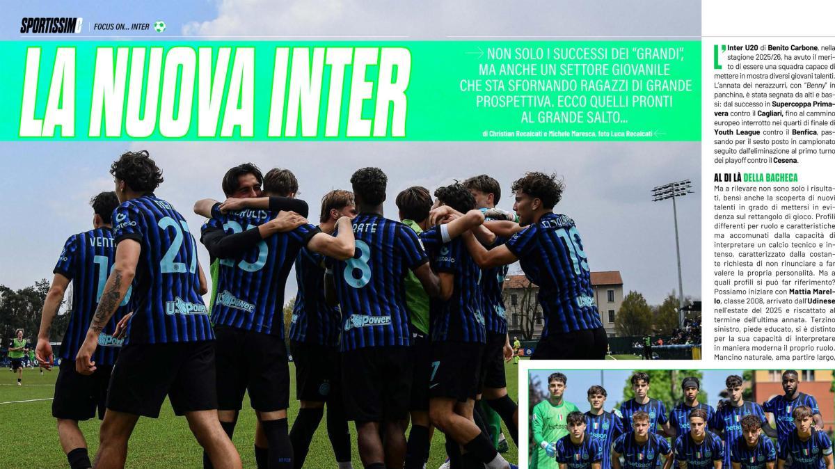 Inter U20, il futuro nerazzurro è già in campo: sul mensile Sportissimo il focus sui giovani talenti