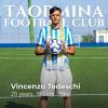 1^-Il Fc Taormina aggiunge un altro tassello: ecco Vincenzo Tedeschi