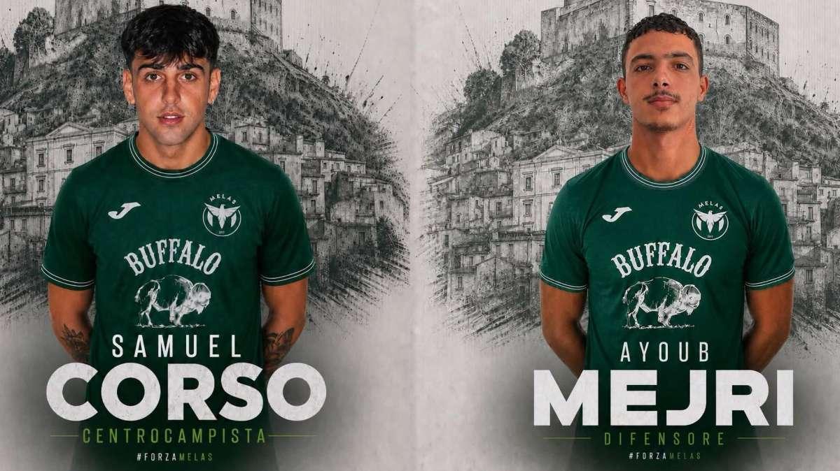 Melas, due volti nuovi per la nuova stagione: ufficiali Corso e Mejri