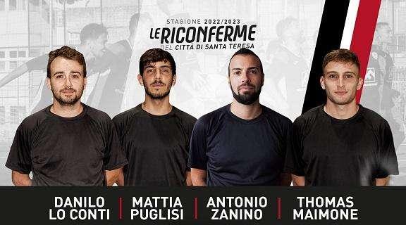 2^-Ancora un poker di conferme per il Città di Santa Teresa
