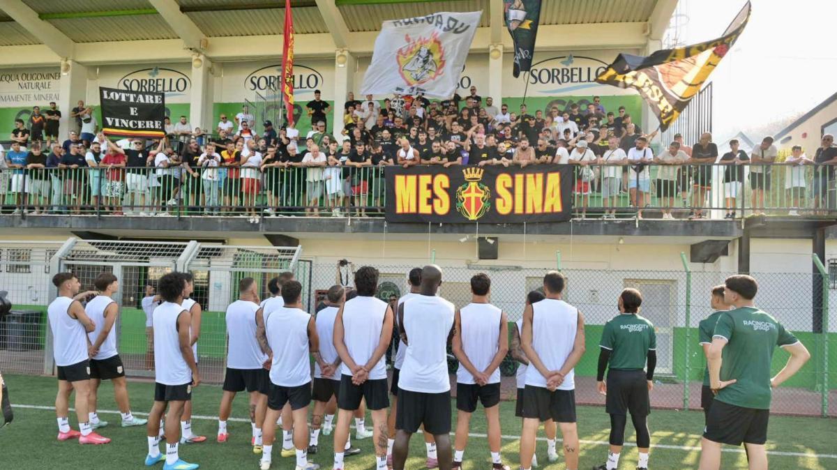 Messina, c'è Palumbo nel primo allenamento al Marullo davanti ai tifosi