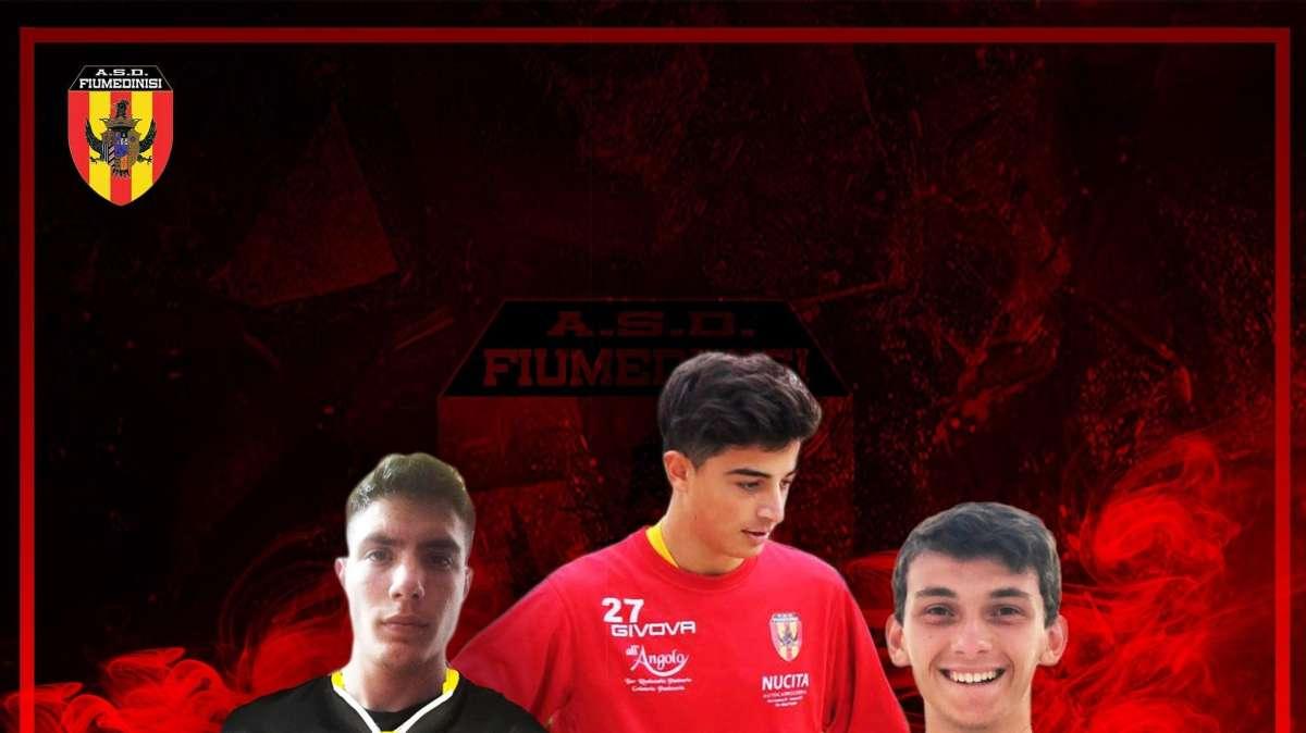 1^-Tre juniores per il Fiumedinisi: Ciatto, Terrizzi e Caminiti