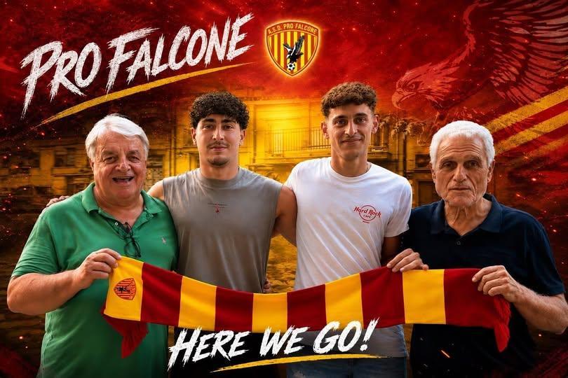 Primi rinforzi per il Pro Falcone: Francesco Calderone e Rino La Rosa