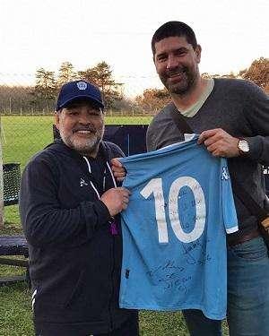 Maradona, Protti e Sosa: i due ex Messina con la dieci del Napoli