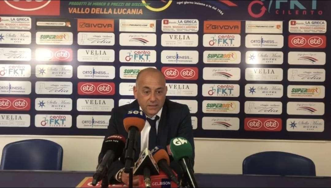 Gelbison, Ferazzoli: "Pareggio giusto, lotteremo fino alla fine"