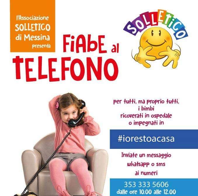 "Fiabe al telefono": l'iniziativa dell'associazione "Solletico"