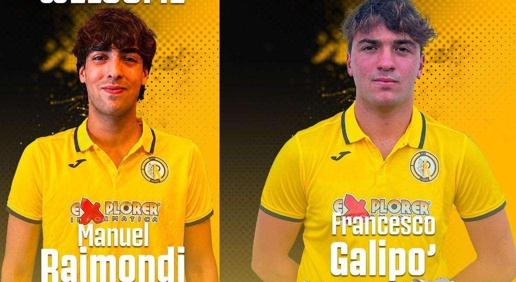 Nuova Peloro: annunciati gli arrivi di Manuel Raimondi e Francesco Galipò