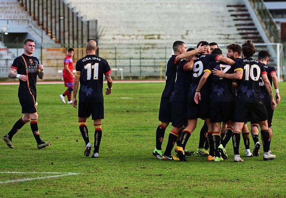 L'Igea continua la sua marcia in vetta: poker sulla Virtus Ispica