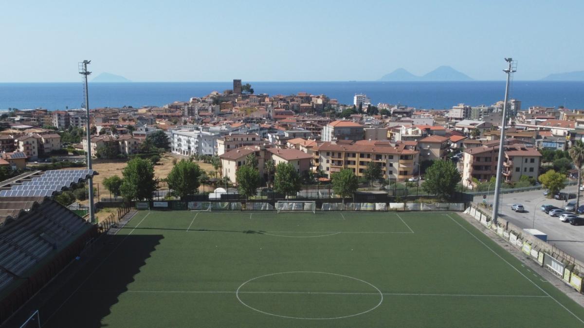 Lo stadio Comunale di Brolo