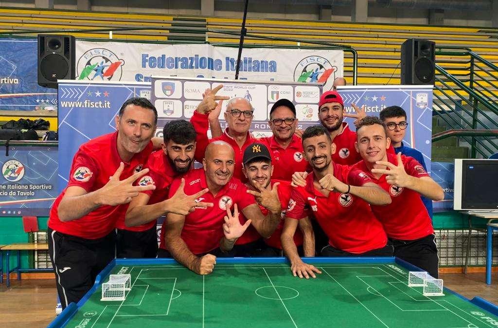 Calcio da tavolo, il CT  Barcellona terzo in Serie A e vola in Champions