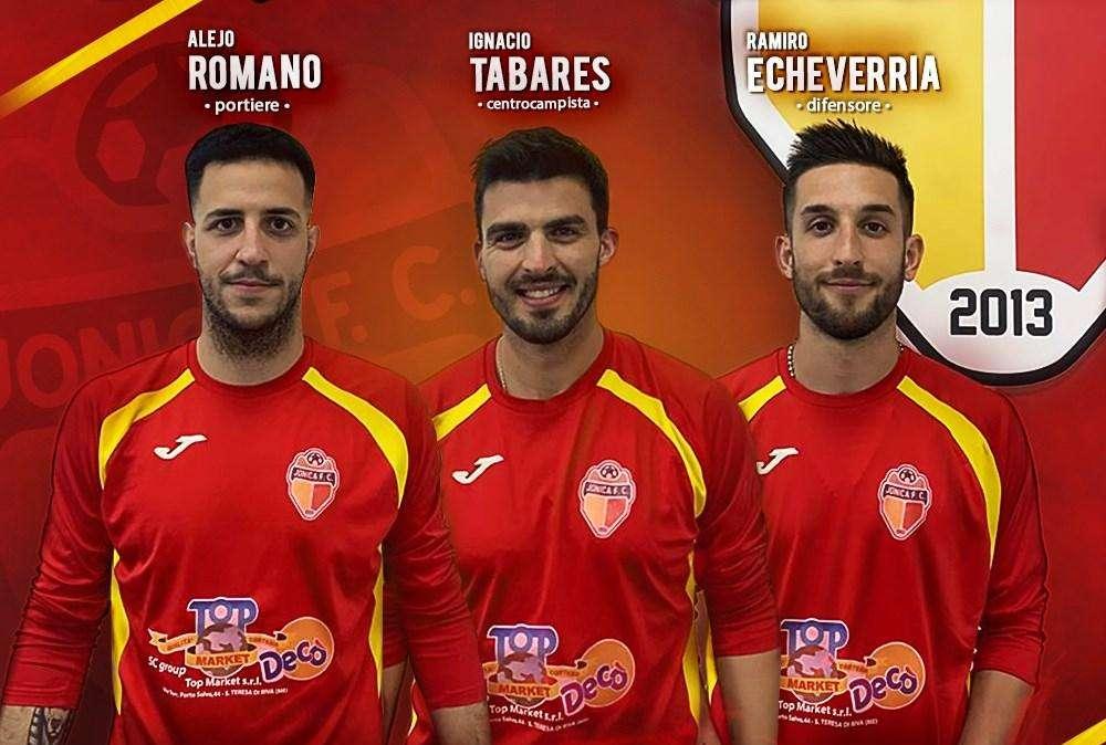 Tris argentino per la Jonica: tesserati Romano, Tabares e Echeverria