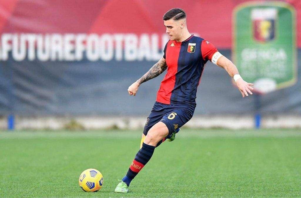 Laurens Serpe con il Genoa